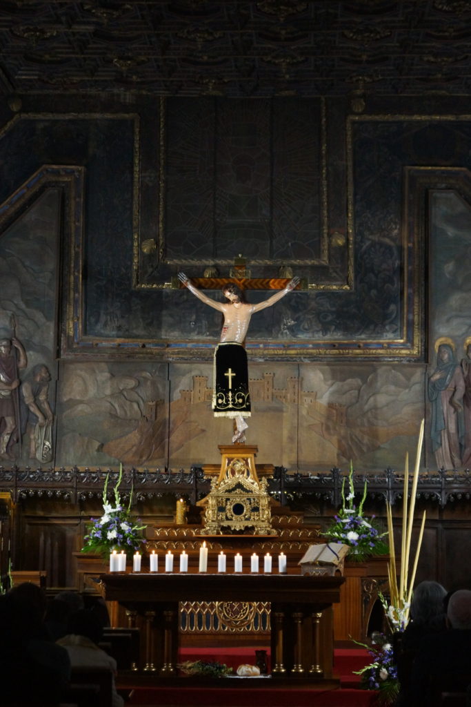 Cristo de los Milagros (s.XIV) Iglesia de Sancti Spiritus