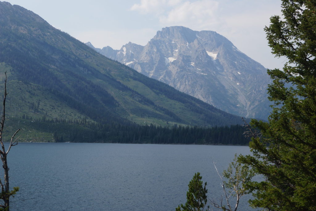 Jenny Lake Overlook. Grand Teton.