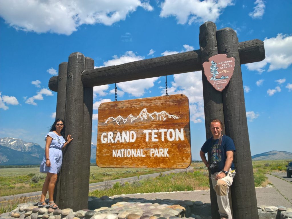 Grand Teton N.P. South Entrance from Jackson. WY August 1 2017