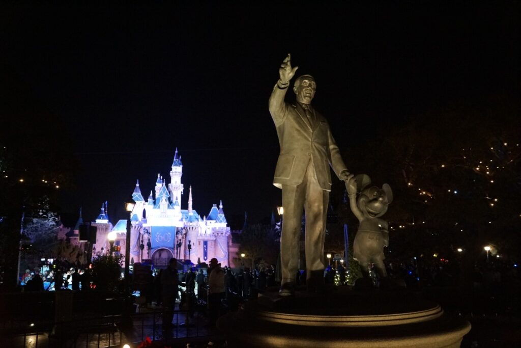 Walt Disney in Disneyland