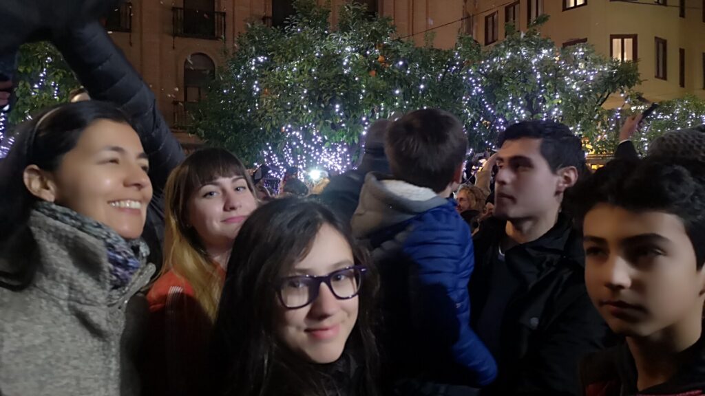 Fin de Año 2019 en la plaza de las Tendillas. Córdoba. 2019 Dec 31