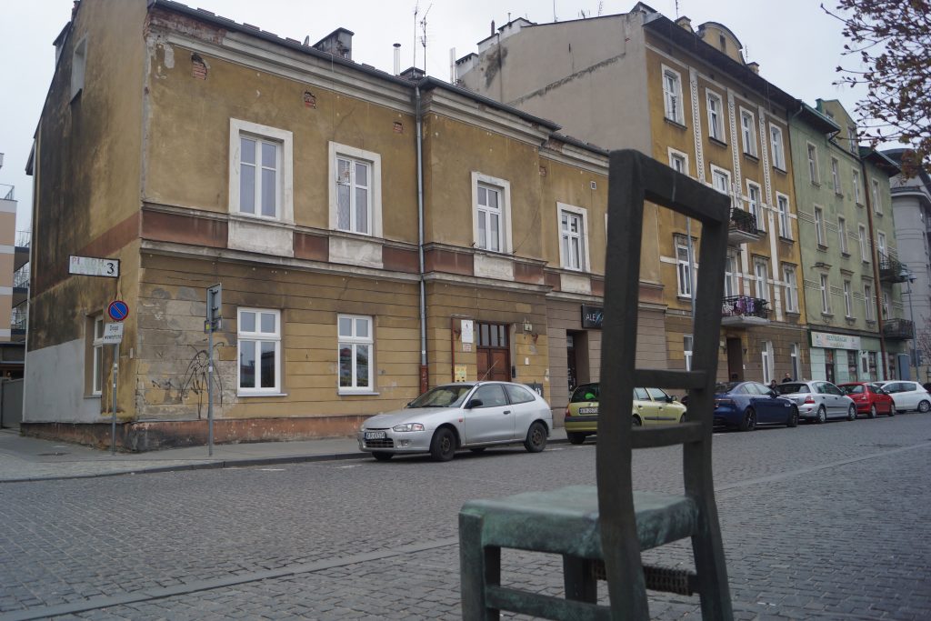Ghetto Heroes Square in the Podgórze district. 8th April