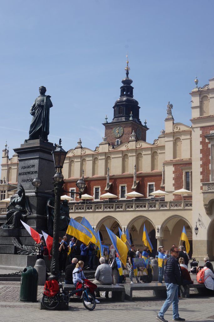 Kraków’s central marketplace. 14th April