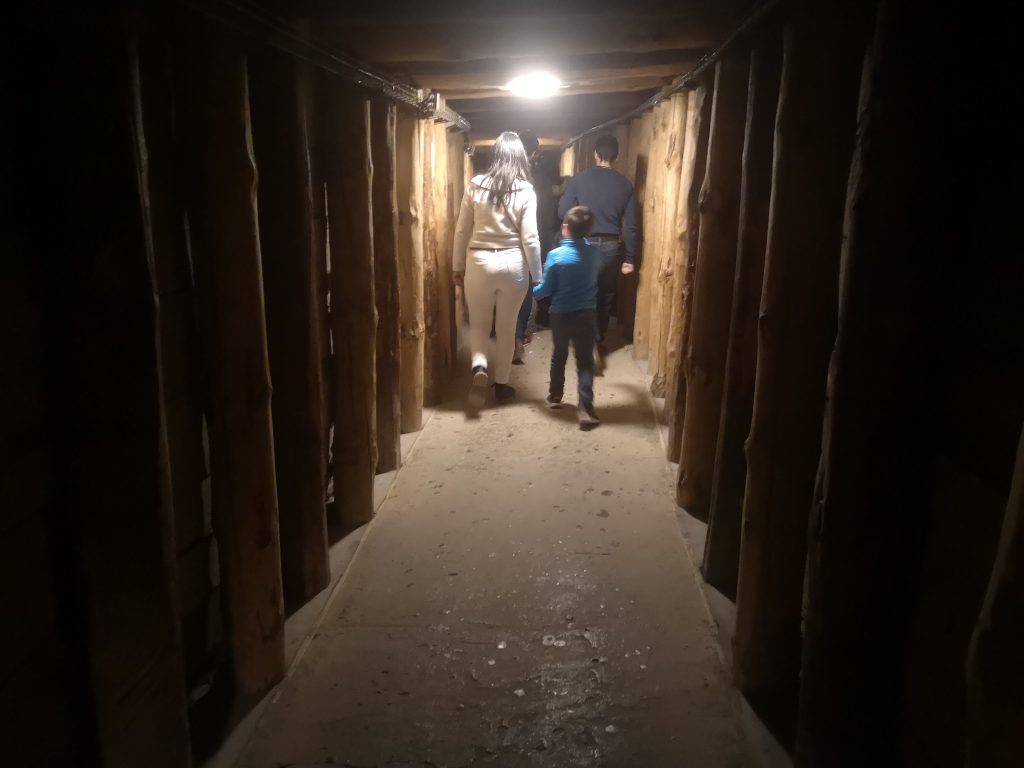 Tunnels in Wieliczka Salt Mines. 13th April