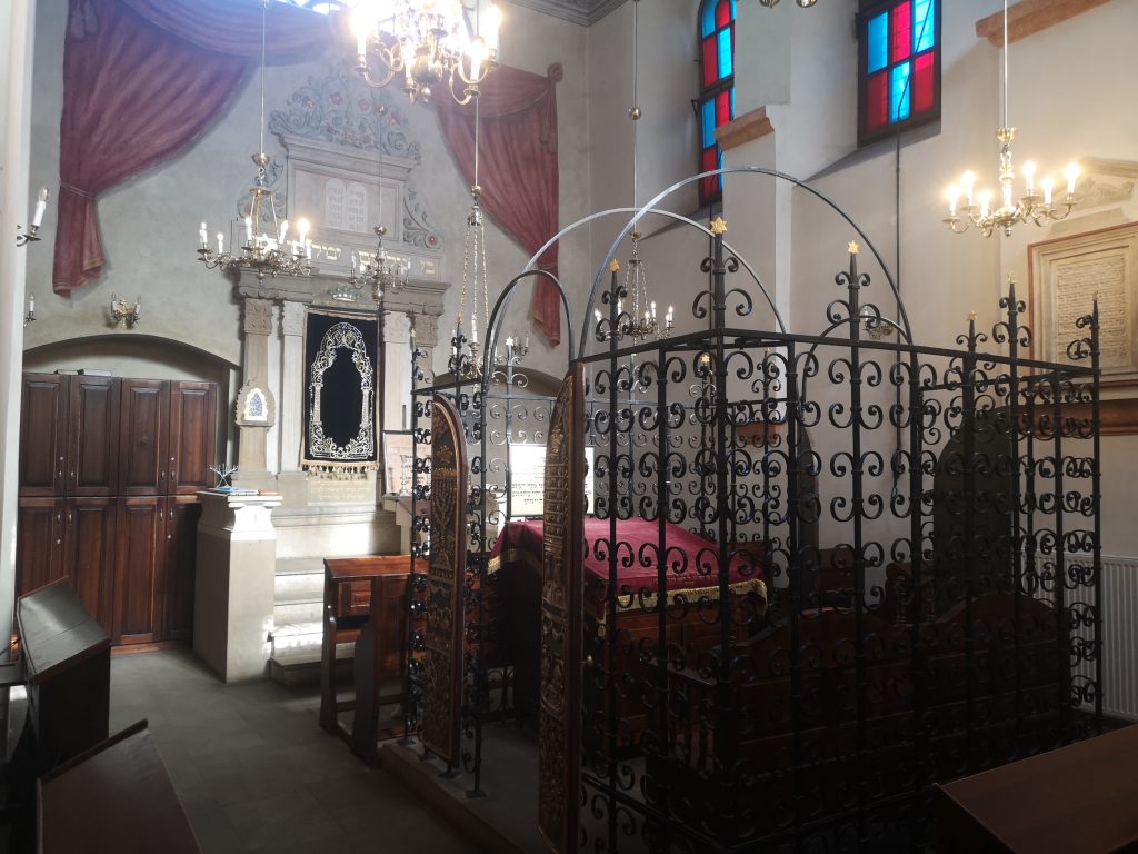 Inside Remuh Synagogue, XVI century. 14th April