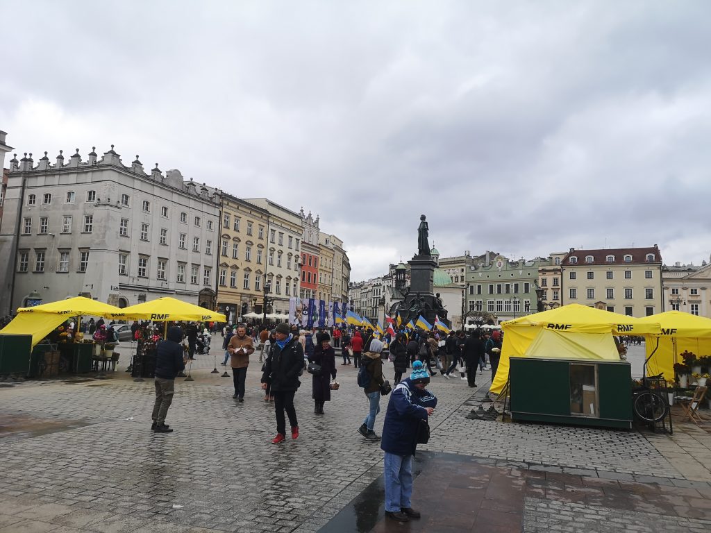 Rynek Główny (Main Square). Krakow. 16th April