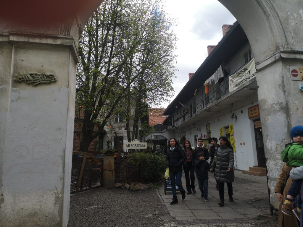 Schindler´s List Passage. Last walk in the Kazimierz district. 16th April